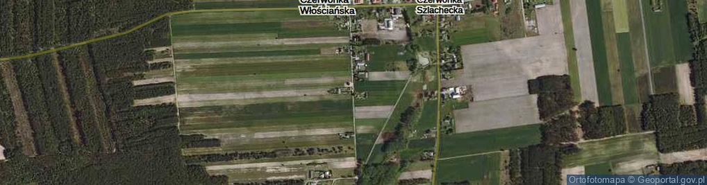 Zdjęcie satelitarne Czerwonka Włościańska ul.